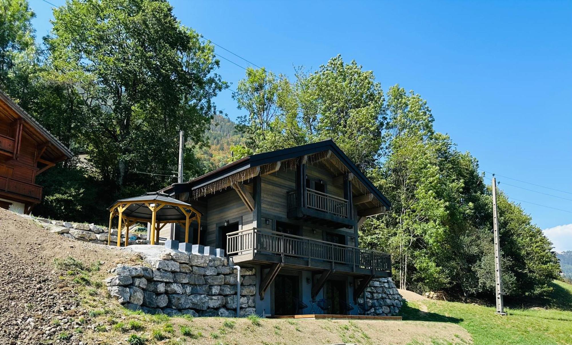 Vila Chalet Du Bonheur Bonnevaux  Exteriér fotografie