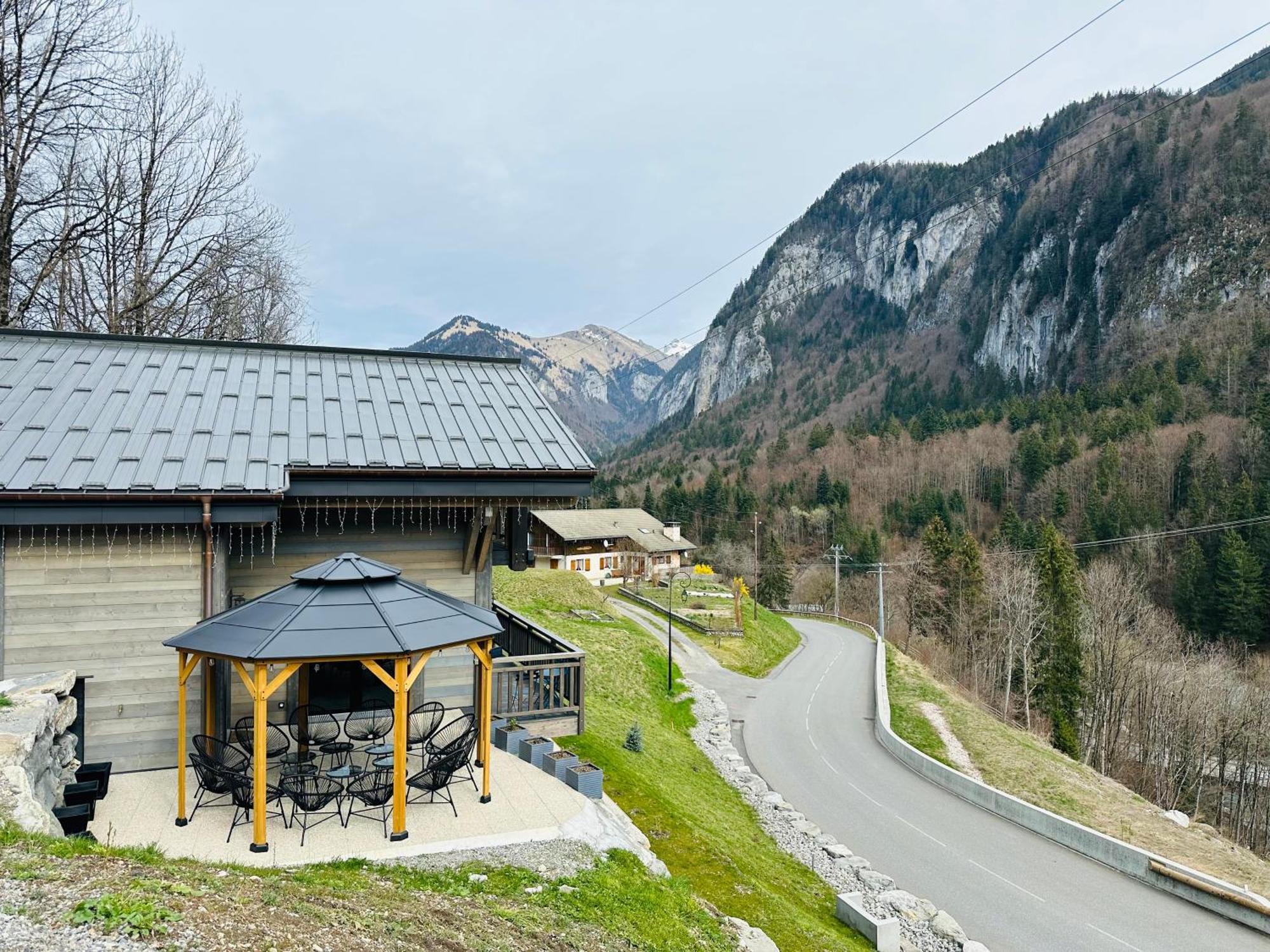 Vila Chalet Du Bonheur Bonnevaux  Exteriér fotografie