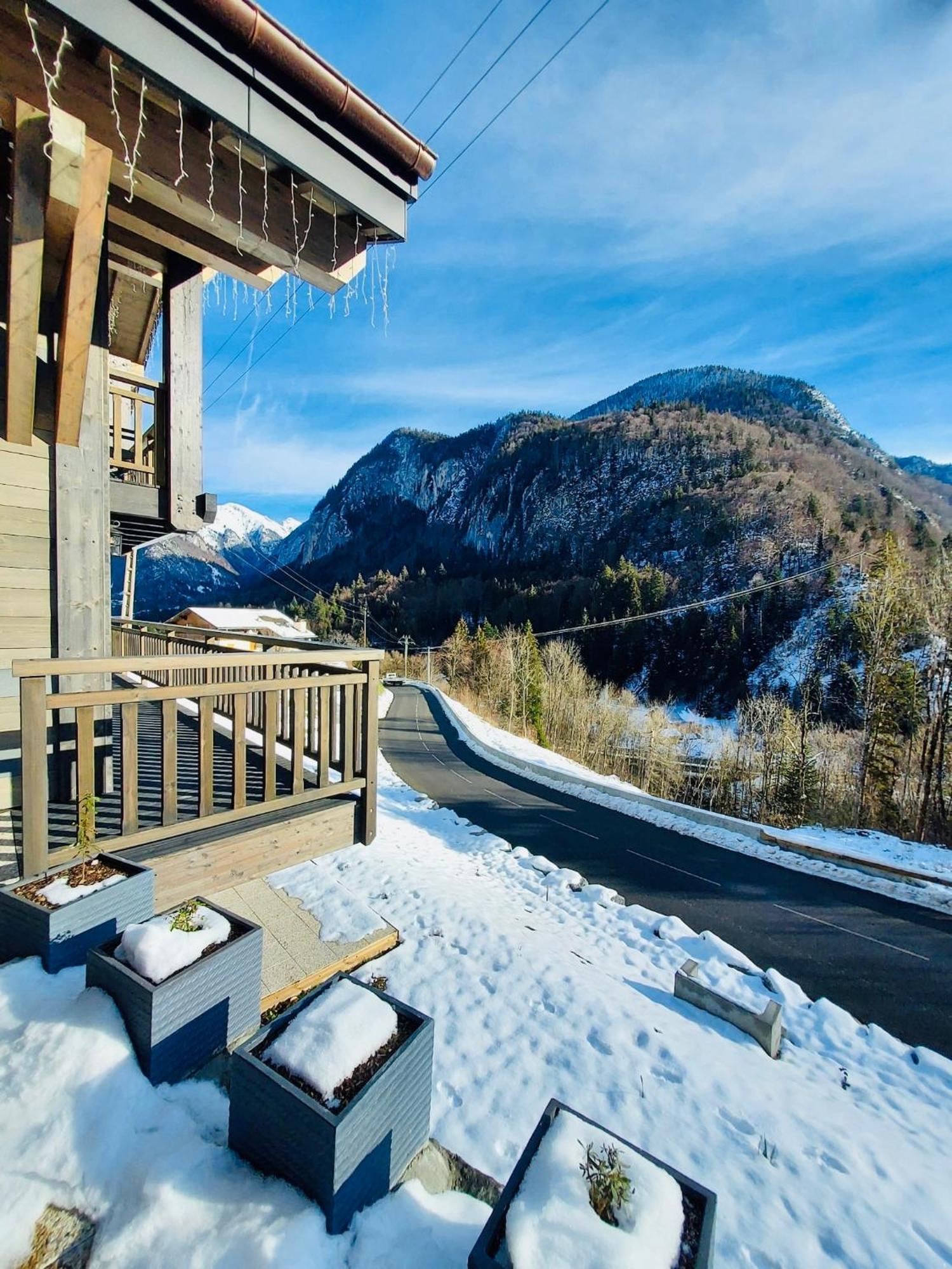 Vila Chalet Du Bonheur Bonnevaux  Exteriér fotografie