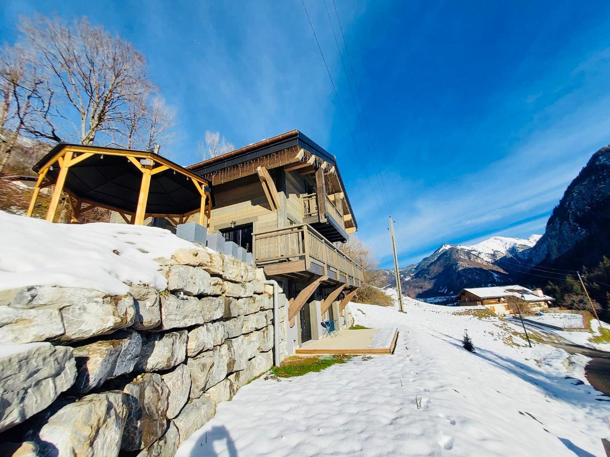 Vila Chalet Du Bonheur Bonnevaux  Exteriér fotografie