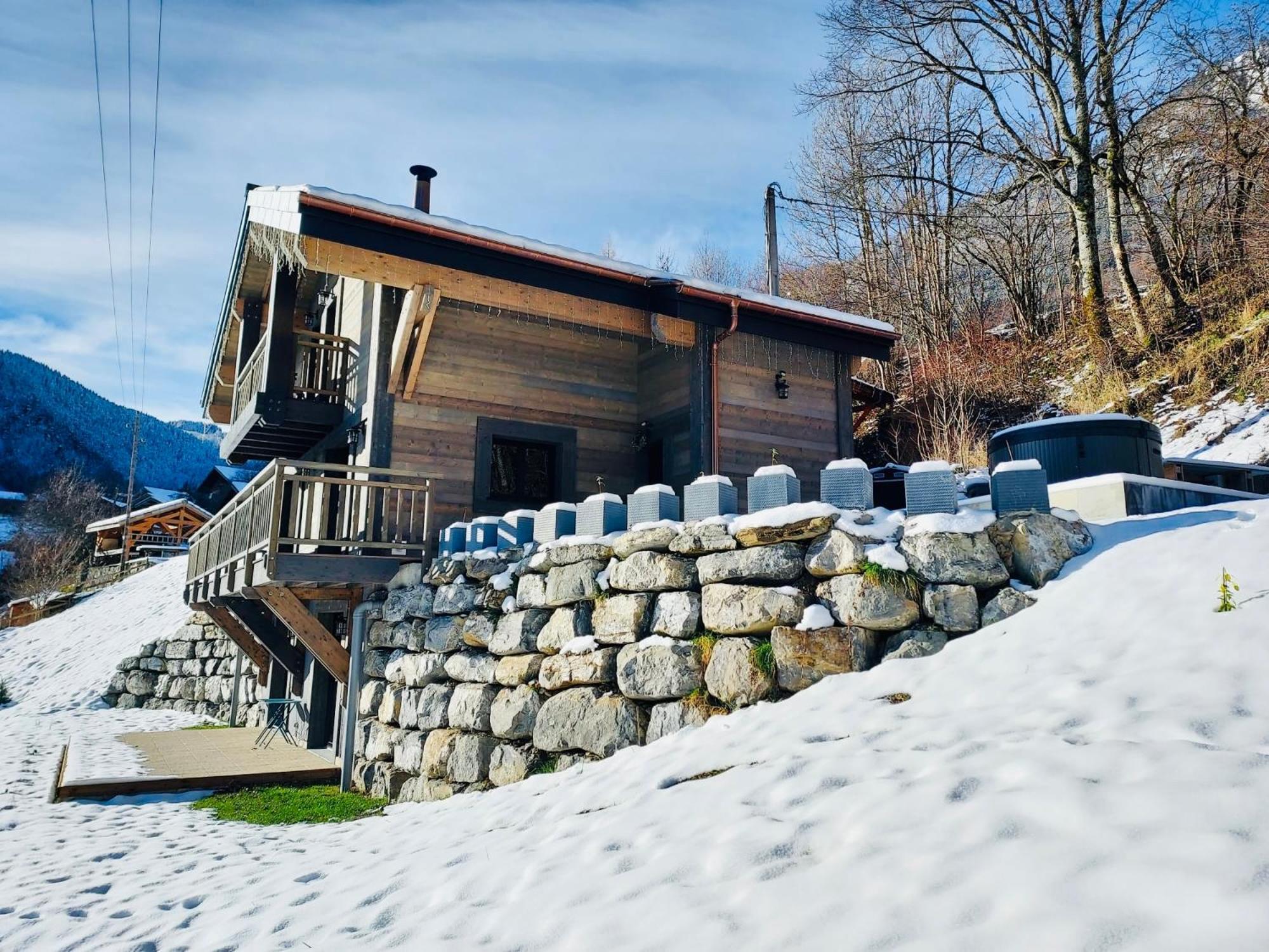 Vila Chalet Du Bonheur Bonnevaux  Exteriér fotografie